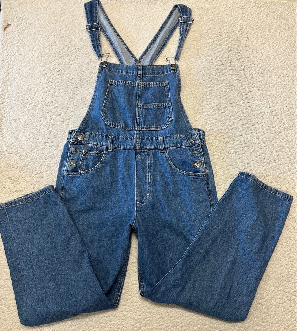 We The Free Womens Denim Overalls Medium